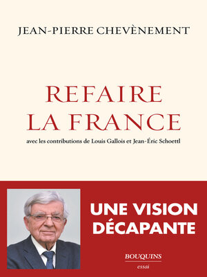 cover image of Refaire la France